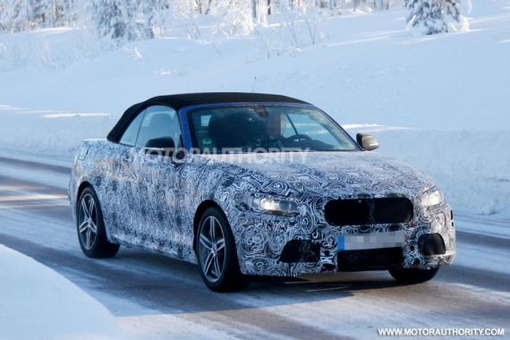 宝马2系敞篷版谍照曝光 预计2014年发布