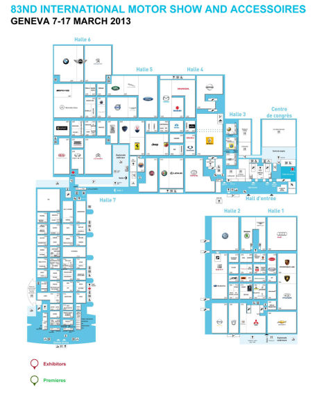 2013日内瓦车展5日开幕 豪车上演巅峰对决