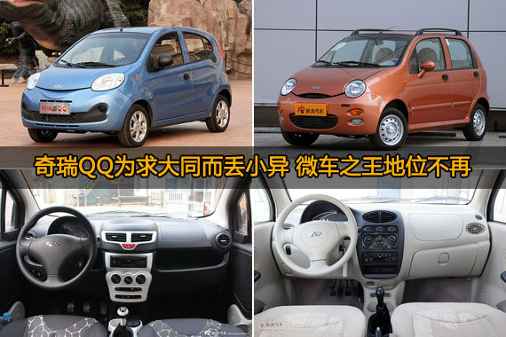 奇瑞新QQ为求大同而丢小异 微车之王失冠