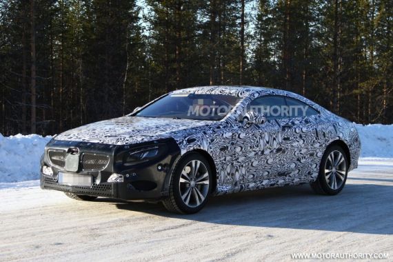 2015款奔驰S级Coupe谍照曝光 明年上市