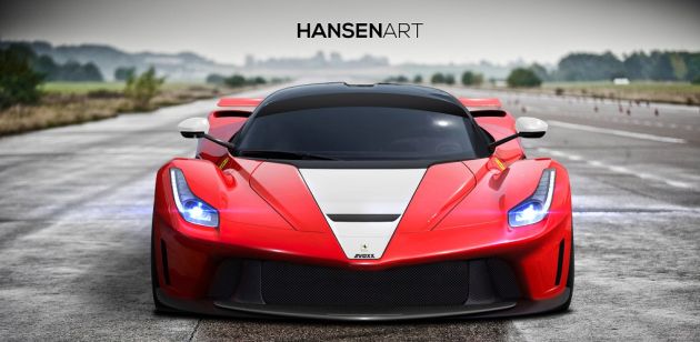 赛道版LaFerrari EVOXX设计图发布
