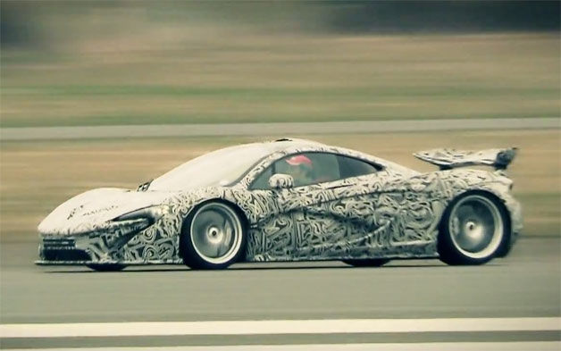 大显身手 迈凯轮P1下Top Gear测试赛道