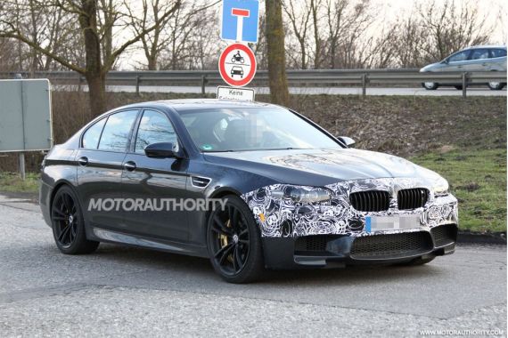 新款宝马M5谍照首度曝光 预计2015年上市