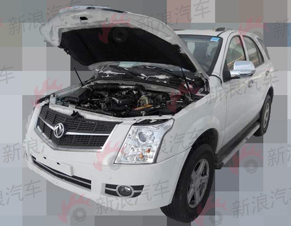 神似凯迪拉克SRX 东风SUV途逸V20谍照