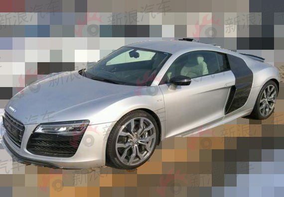 换装LED大灯 新款奥迪R8国内谍照曝光