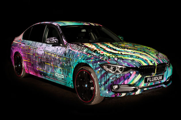 又见文艺青年 捷克艺术家打造宝马艺术车