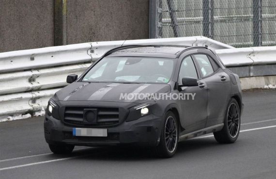 奔驰GLA45 AMG谍照曝光 法兰克福首发