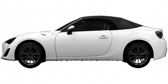 全新丰田GT 86敞篷跑车专利图曝光