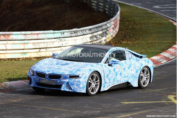 宝马i8最新谍照曝光 将亮相法兰克福