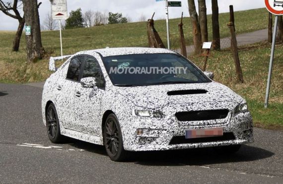 新一代斯巴鲁WRX STi谍照曝光 年底发布