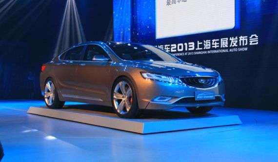 融合中国元素 吉利KC概念车亮相上海车展