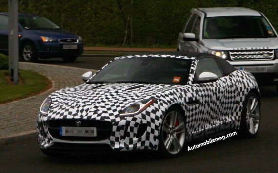 2015全新捷豹F-Type双门轿跑车谍照曝光