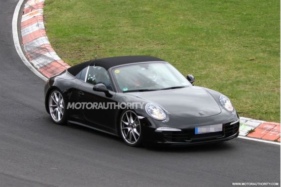 保时捷911 Targa谍照曝光亮相法兰克福