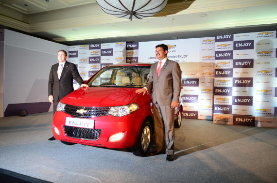 五菱宏光换标雪佛兰Enjoy在印度上市