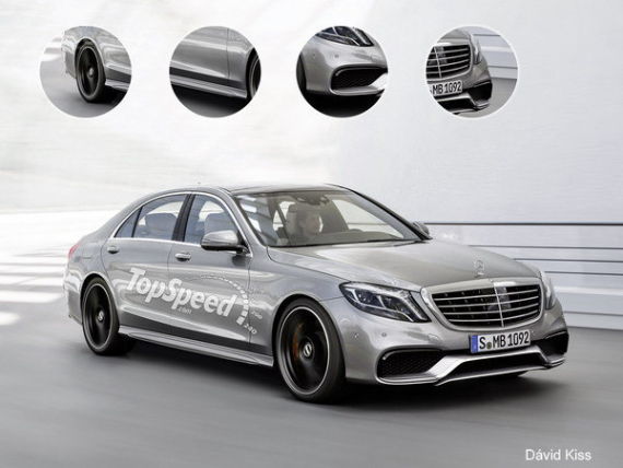 新款奔驰S级AMG假想图曝光 预计年内发布