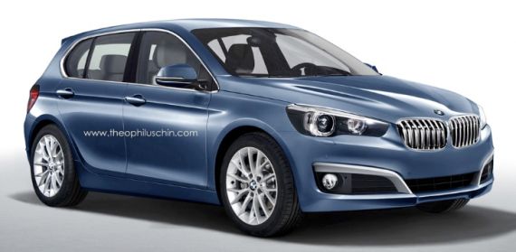 基于UKL1平台 宝马微型车假想图曝光