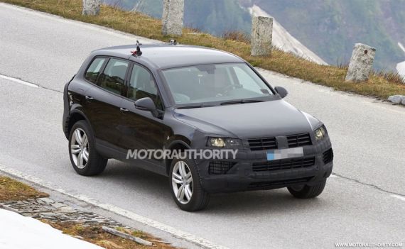 2015款大众途锐谍照曝光 或明年秋上市