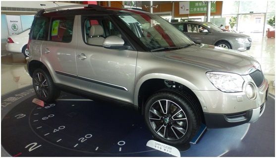 斯柯达Yeti及Superb Combi展车到店