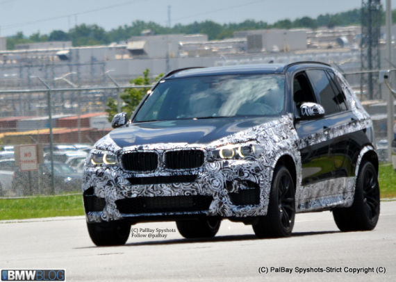 全新宝马X5M最新谍照曝光 或将明年上市