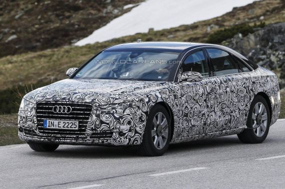 新款奥迪A8将配备矩阵式LED大灯