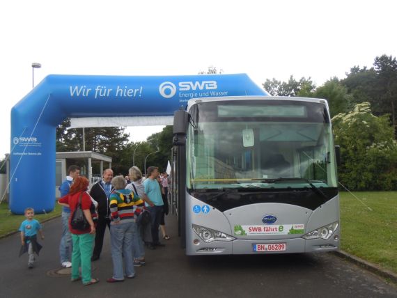 波恩首测纯电动公交 比亚迪K9大获赞许