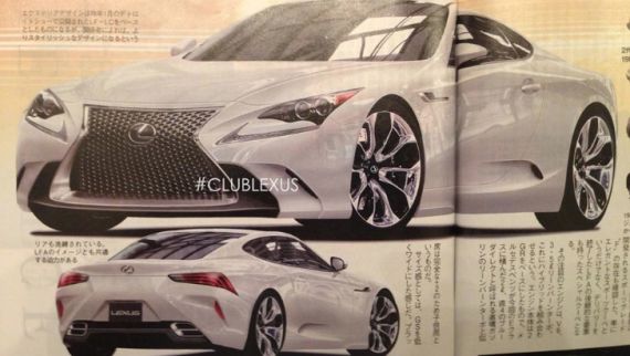 新一代雷克萨斯SC曝光 或为LF-LC量产版