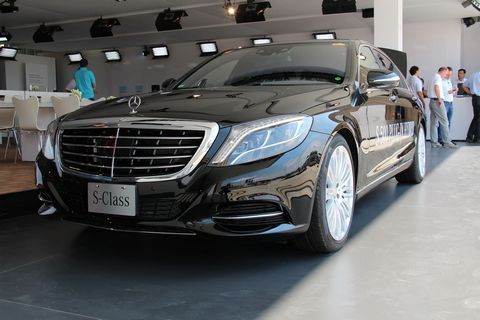 奔驰S500插电混动车曝光 将亮相法兰克福