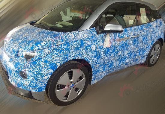 宝马i3国内谍照曝光 明年进口引入