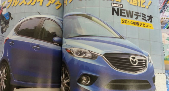 新一代马自达2图片曝光 预计明年发布