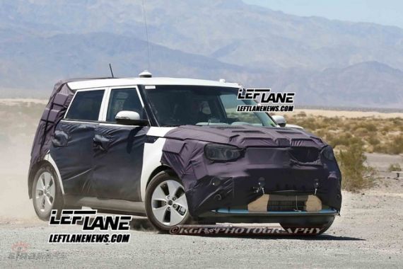 起亚秀尔电动版谍照曝光 明年初发布