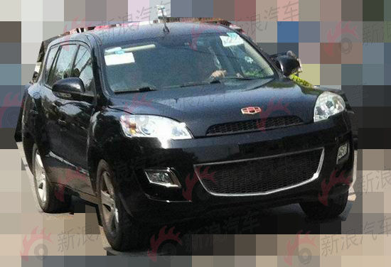 吉利7座SUV 帝豪EX825谍照进一步曝光