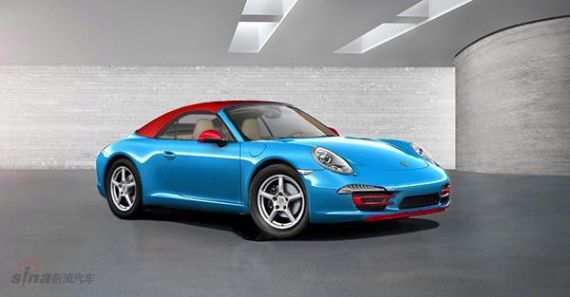 保时捷911Blu Edition曝光 或亮相法兰克福