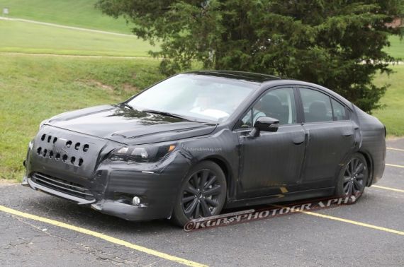 2015全新斯巴鲁力狮测试谍照曝光