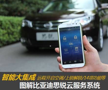 智能大集成  图解比亚迪思锐云服务系统