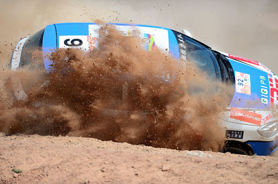 飙驰拉力车队CRC张掖站亚军 期待北京取佳绩