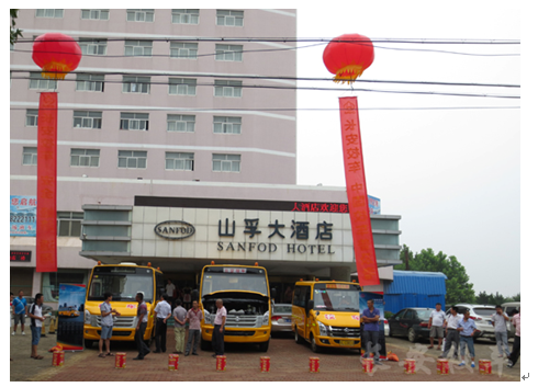 中国校车普及工程 长安校车日照生辉