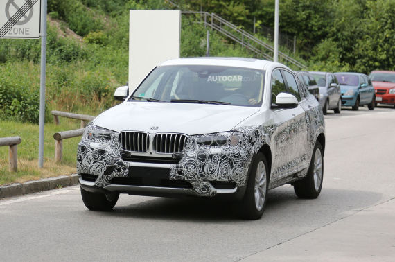 宝马X4慕尼黑路试谍照曝光 2014年上市