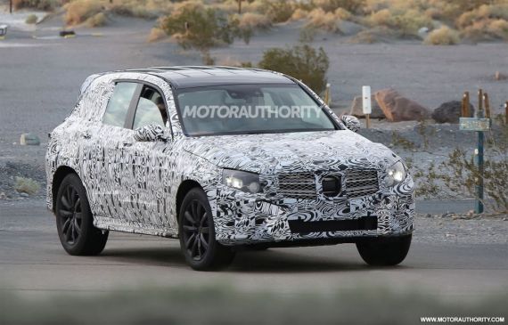 新一代奔驰GLK级谍照 预计明年底发布