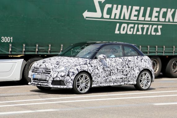 奥迪S1谍照曝光 预计2014年年初上市