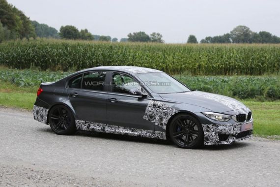 宝马M3轻伪装谍照曝光 或亮相北美车展