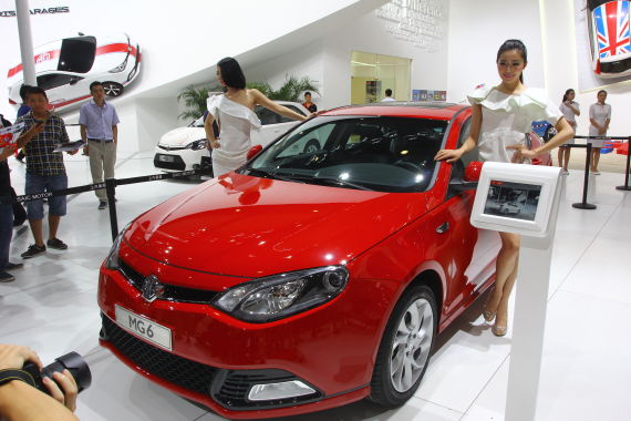 驾乘新感受 2014款MG6首次亮相成都车展