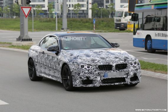 宝马M4敞篷版谍照曝光 将于明年发布