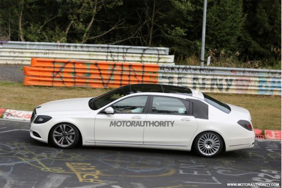 2015款新奔驰S级Pullman内饰谍照曝光