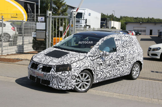 大众高尔夫Plus谍照曝光 法兰克福首发