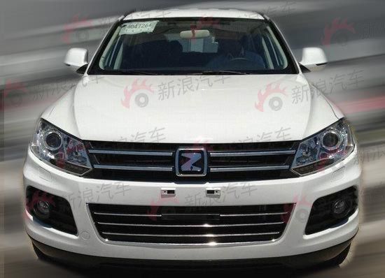 谍照:年底推出的众泰T600无伪实拍