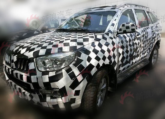 福田全新SUV谍照曝光 普拉多风格