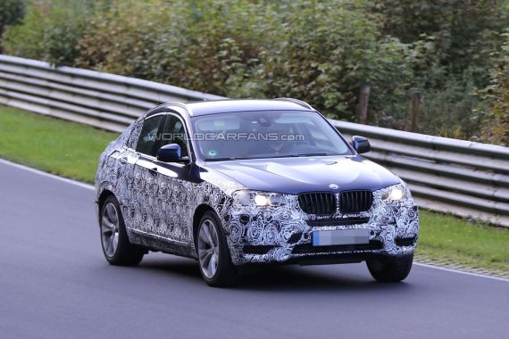 宝马X4现身纽博格林 或明年北美车展发布