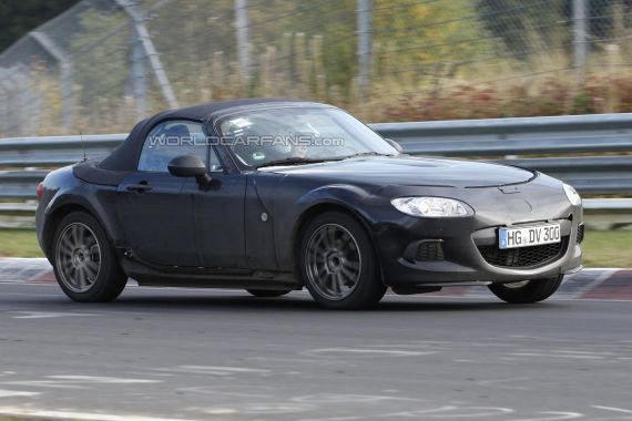 新一代马自达MX-5谍照曝光 2015年上市