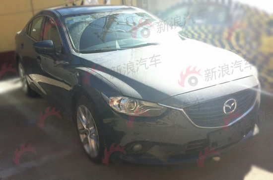 国产马自达ATENZA高低配车型实拍谍照