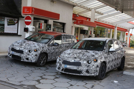 全新宝马Active Tourer前驱车最新谍照